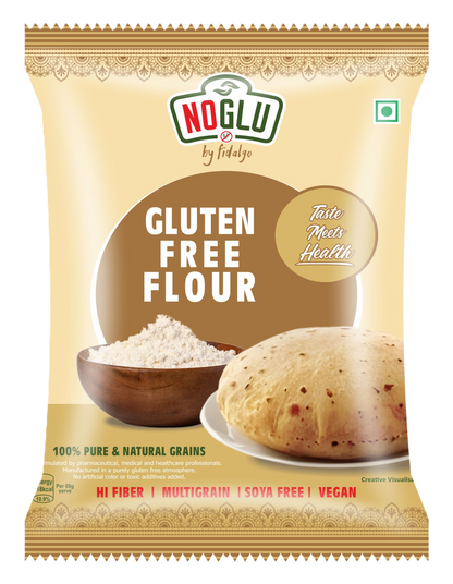 NOGLU Gluten-free Flour 1 Kg | 100% Certified Gluten-Free | Multigrain