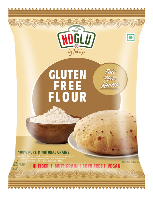 NOGLU Gluten-free Flour 1 Kg | 100% Certified Gluten-Free | Multigrain