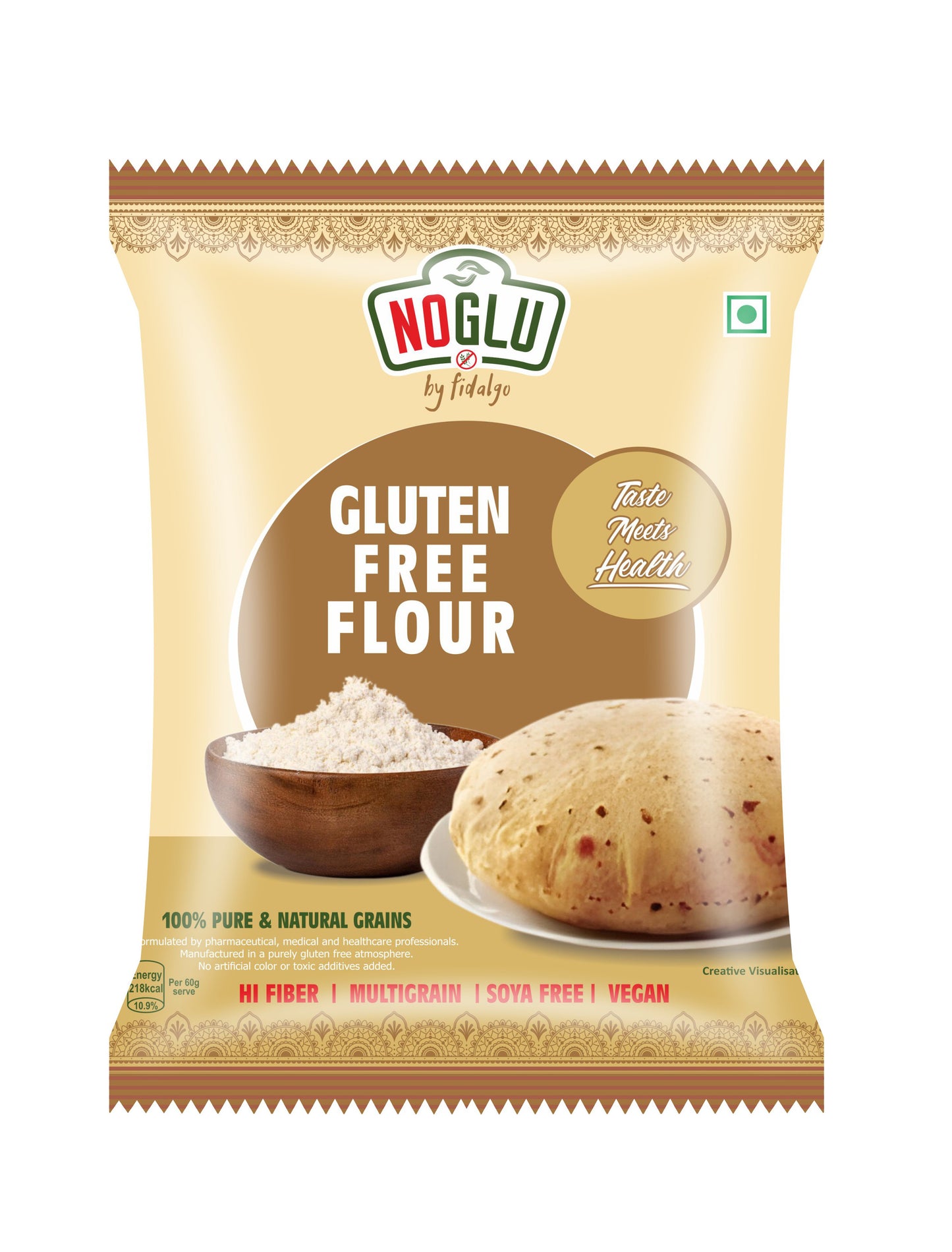 NOGLU Gluten-free Flour 1 Kg | 100% Certified Gluten-Free | Multigrain