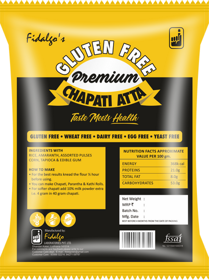 NOGLU Gluten-free Flour 5 Kg | 100% Certified Gluten-Free | Multigrain